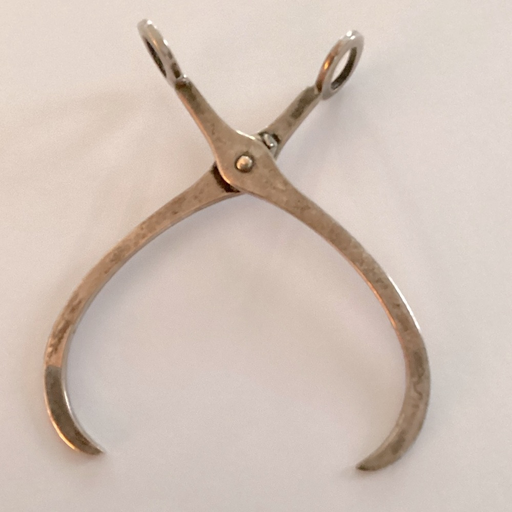 Antique Vtg GEORGE K. WEBSTER Sterling Silver Miniature Sugar Tongs Ice Tongs